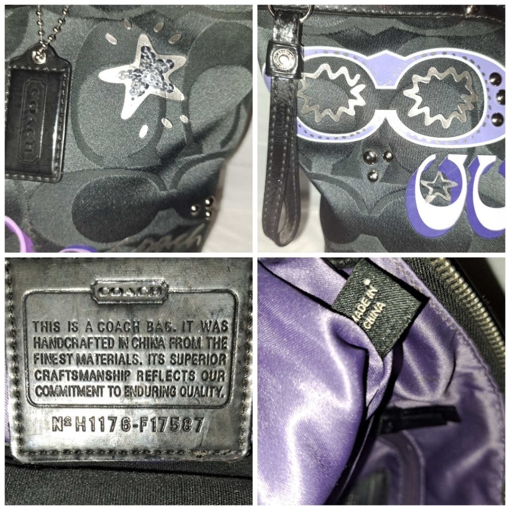 Coach Daisy Pop Optic Signature Shoulder Bag And Wallet Set - Picture 7 of 16